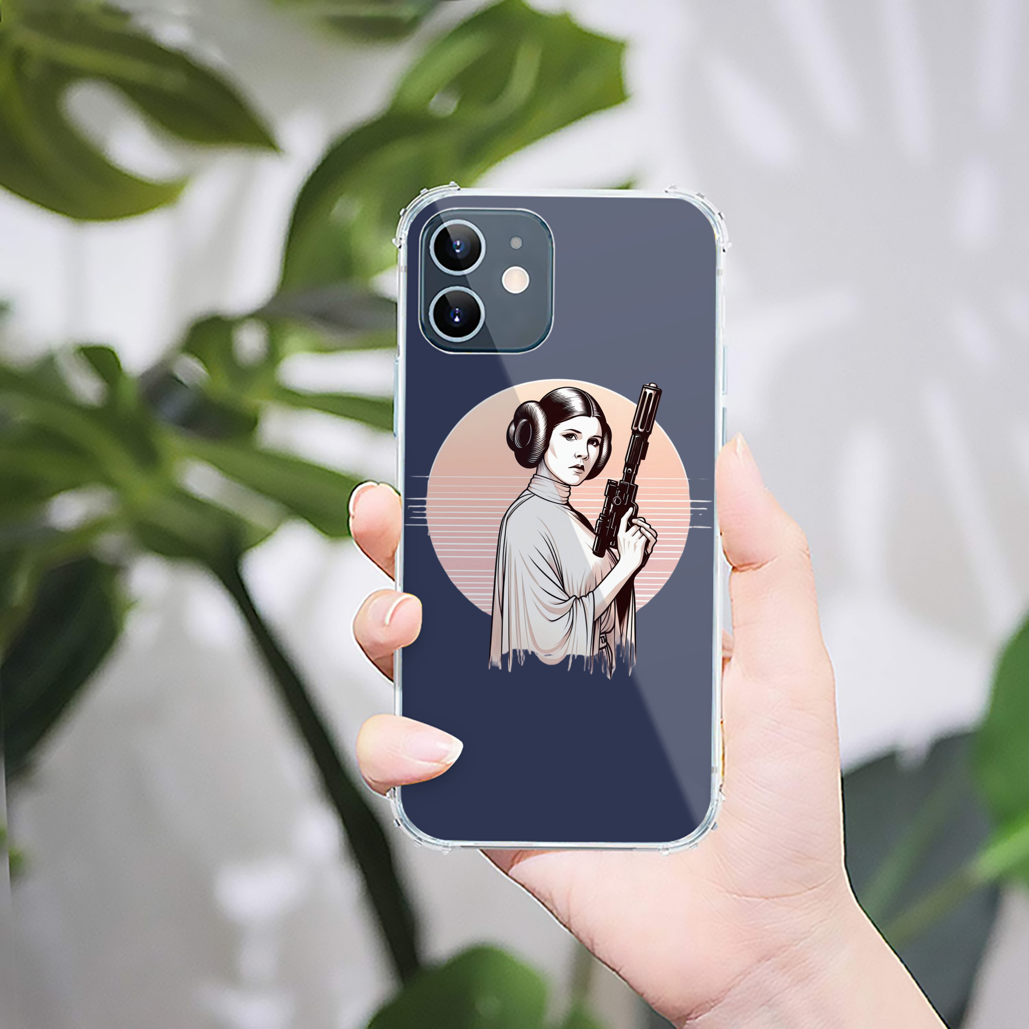 （画像用） スター・ウォーズ Star Wars 【iPhone 12シリーズ対応】透明スマホケース（クリアソフトケース）